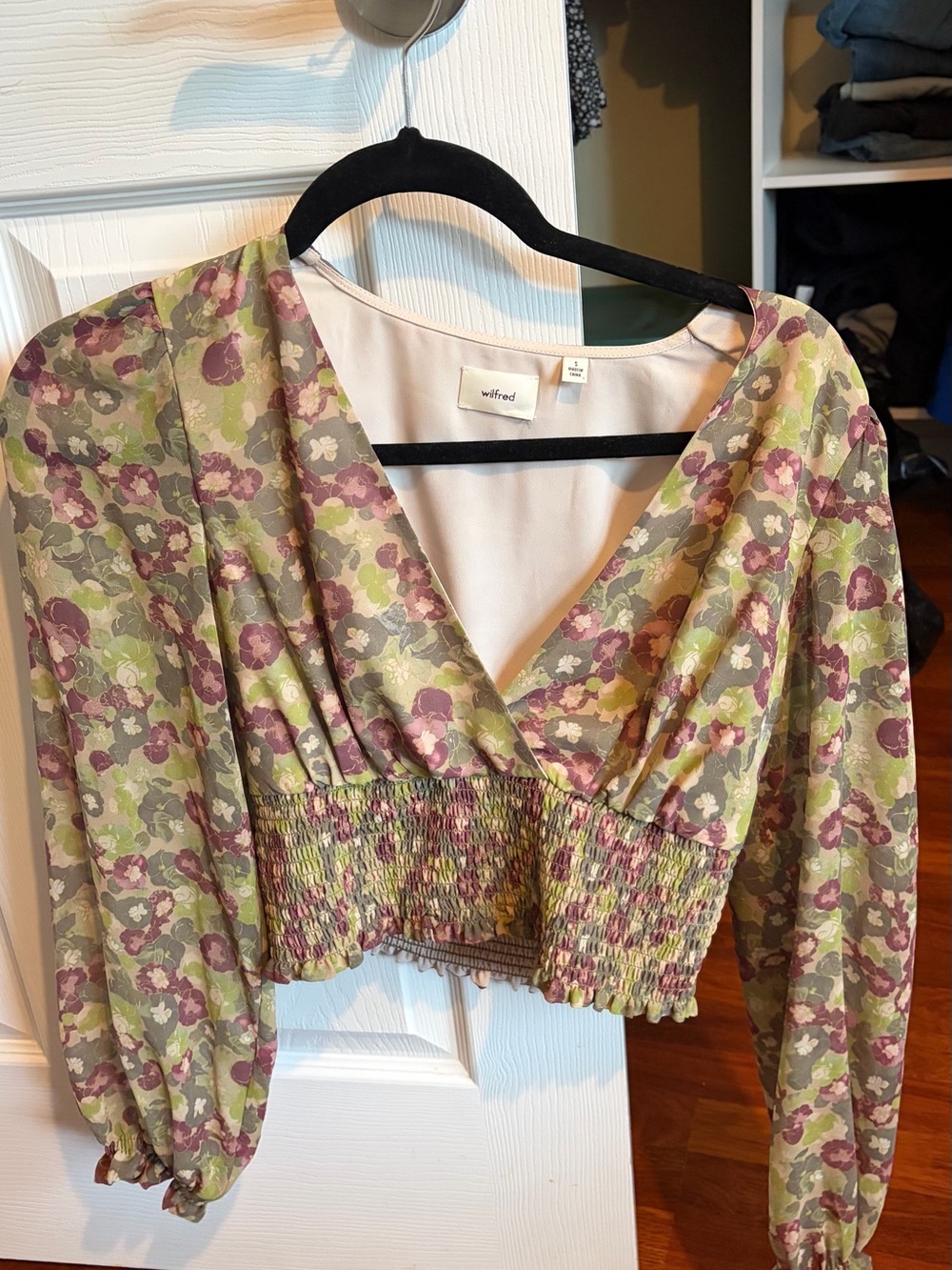Wilfred Green Wisteria blouse- size small